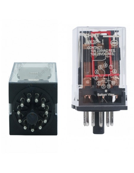 Relais a broche 4Z contacts JZX-22F/4Z  DC12V