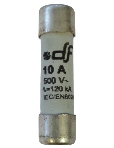 Fusible Cylindrique 10X38 RT28-32 10A gG CHINT
