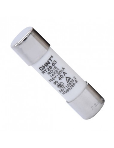 Fusible Cylindrique 10X38 RT28-63 40A gG CHINT