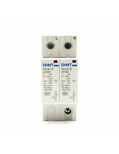 Parafoudre type 2 Imax NU6-II 40KA/385V 2P CHINT
