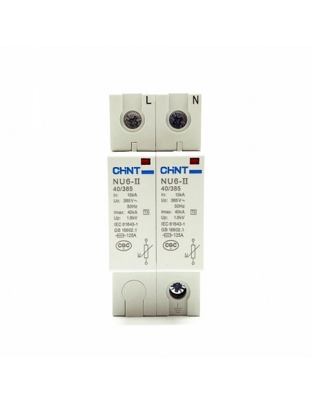 Parafoudre type 2 Imax NU6-II 40KA/385V 2P CHINT