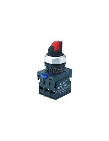 NP8-10XD/21 Interrupteur sélecteur 2 positions 1NO VERT lumineux 24VAC/DC IP65