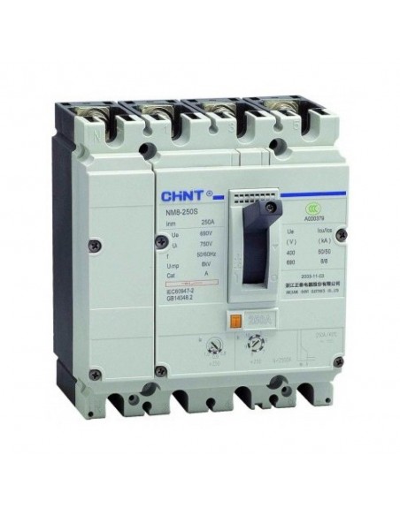 Disjoncteur compact fixe NM1-125H/4300 125A 50kA