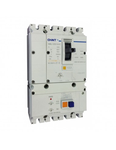 Disjoncteur compact fixe NM1-125S/3300 3P 100A 25kA CHINT