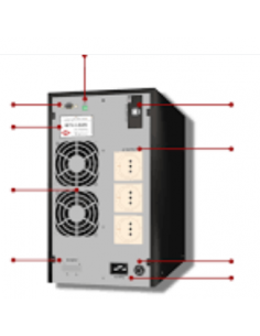Onduleur AEC Online Tour IST3 1kVA/1kW avec batteries interne 2 2