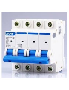 Disjoncteur NXB-63 4P C25 6kA 6kA