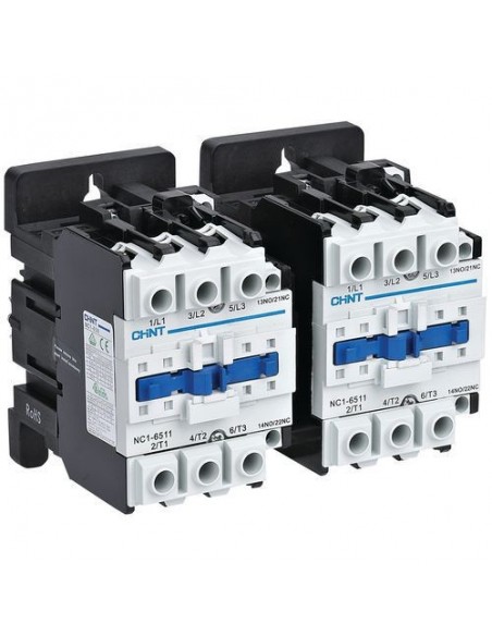 CONTACTEUR INVERSEUR 4P NC1-8004N 220V 50/60Hz CHIN