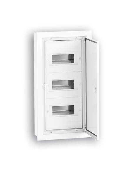COFFRET DIST (2x8+1x7) 23md P90 ENC IP54 CLASSE 2 PORT- ALU QUITERIOS