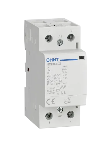 CONTACTEUR MODULAIRE NCH8 40A 2P AC220/230V CHINT