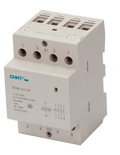 CONTACTEUR MODULAIRE NCH8 25A 4P AC220/230V CHINT