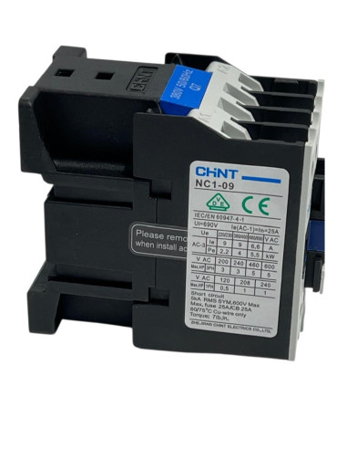 CONTACTEUR 3P+1NC NC1-0901 220V 50/60Hz CHINT