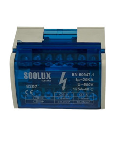 Répartiteur  bleu 125 A   2 x 7 Tous