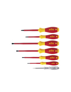 jeu de tournevis softfinish electric fente philips 7 pcs