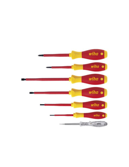 jeu de tournevis softfinish electric fente philips 7 pcs