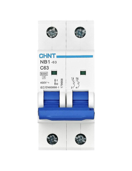 Disjoncteur NB1-63 2P C25 6KA