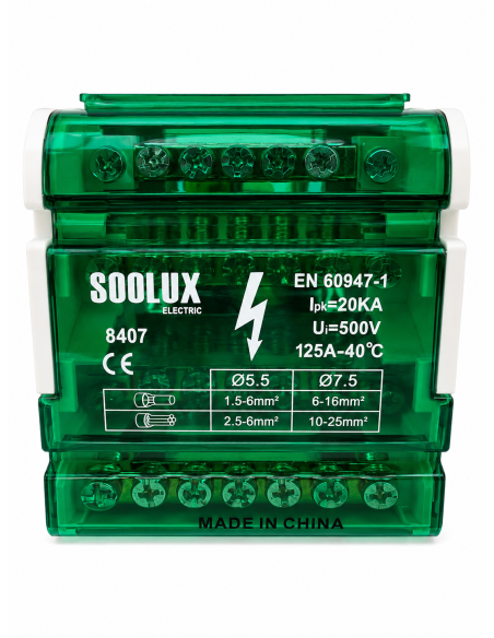 Répartiteur 125 A 4 x 7