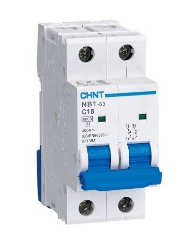 Disjoncteur NB1-63 2P C20 6KA