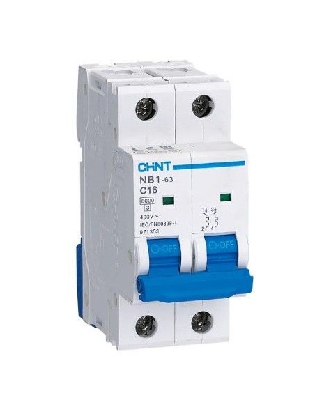Disjoncteur NB1-63 2P C20 6KA