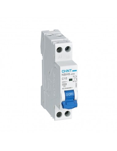 Disjoncteur NBH8-40H 1P+N C10 6kA CHINT