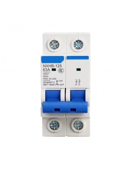 Disjoncteur NXB-63 2P C20 6KA