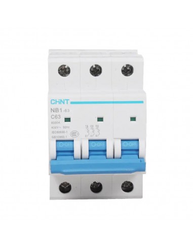 Disjoncteur MCB NB1-63 3P C32 6kA