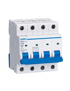 Disjoncteur MCB NB1-63 4P C32 10kA