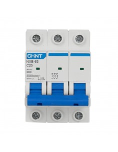 Disjoncteur NXB-63 3P C25  6kA