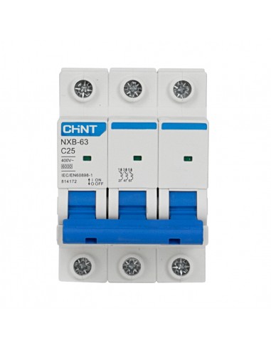 Disjoncteur NXB-63 3P C25  6kA