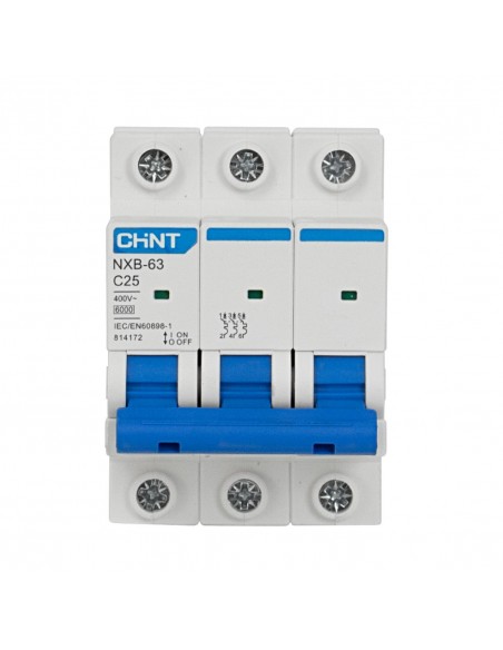 Disjoncteur NXB-63 3P C25  6kA