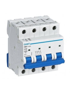 Disjoncteur NB1-63H 4P C32 10kA