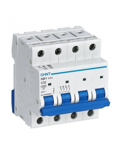 Disjoncteur NB1-63H 4P C32 10kA
