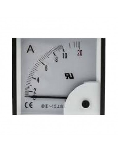 Ampermetre analogique à lecture par TI 15/30/5A CHINT