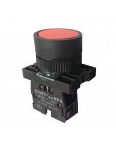 Bouton marche (1NO) NP2-BA42 rouge CHINT
