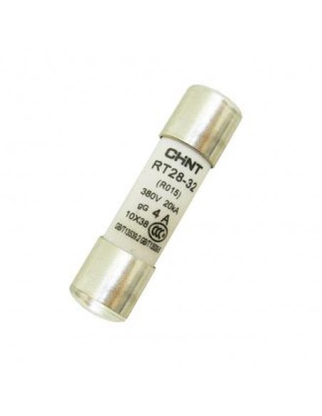 Fusible Cylindrique 10X38 RT28-32 4A gG CHINT