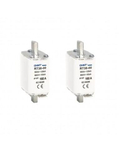Fusible à couteaux Taille 00 RT36-00 160A gG CHINT