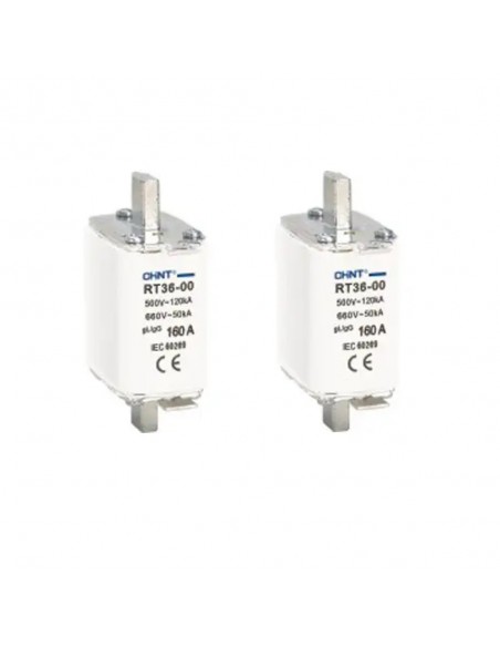 Fusible à couteaux Taille 00 RT36-00 160A gG CHINT