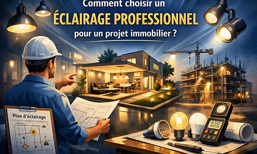 Comment choisir un éclairage professionnel pour un projet immobilier ?